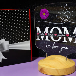 Mom Gifts Personalized Night Light, Gift for Mom, Mothers Day Gift by Drn Gift Store