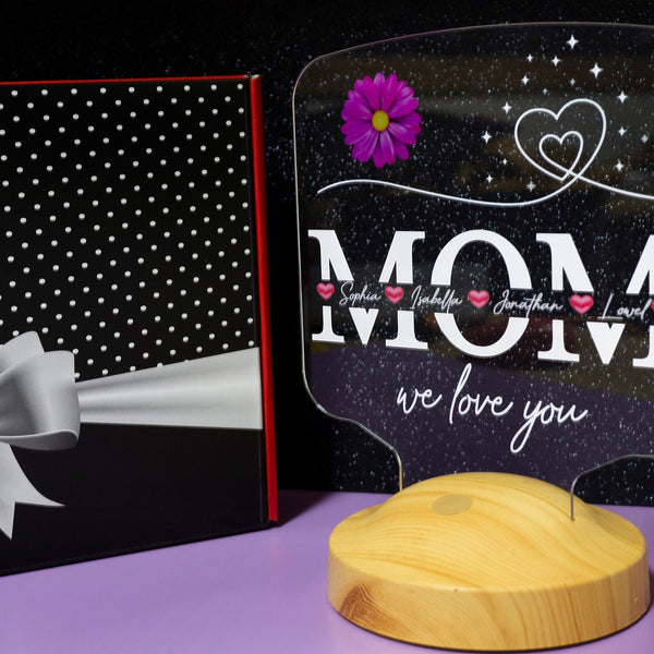 Mom Gifts Personalized Night Light, Gift for Mom, Mothers Day Gift by Drn Gift Store