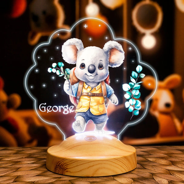 KOALA Night Light Personalized, Lovely Koala Gift for Baby With Name by Drn Gift Store