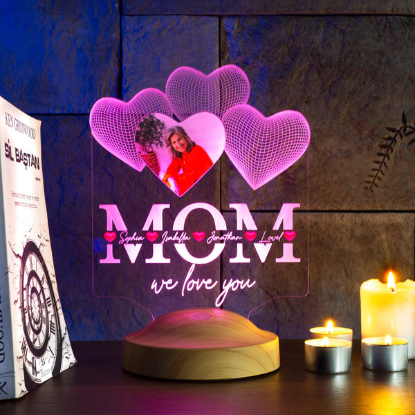 Gift for Mom with Photo for Mothers Day Gift, Mother in Law Gift by Drn Gift Store