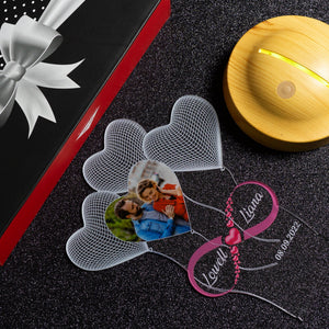 Engraved 3D Photo Night Light, Personalized Couple Gift, Custom Night Light by Drn Gift Store