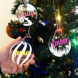 Custom Photo 5x Christmas Ornaments, Memorial Ornaments by Drn Gift Store