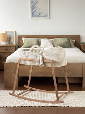 XL Moses Basket with Round Hood