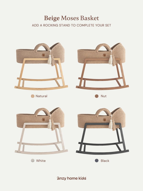 Standard Moses Basket with Round Hood