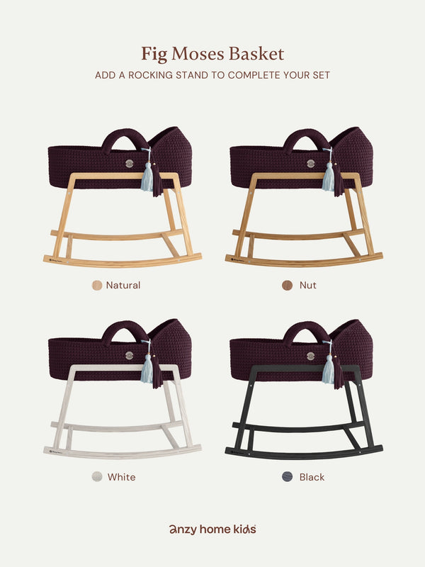 Standard Moses Basket with Round Hood