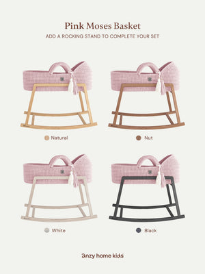 Standard Moses Basket with Round Hood