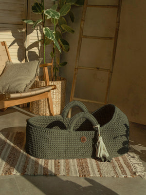 Standard Moses Basket with Round Hood