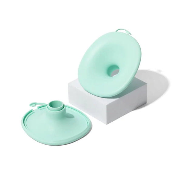 Motif Aura Glow Wearable Breast Pump in angle 11 view, showcasing its sleek design and portability for nursing mothers.