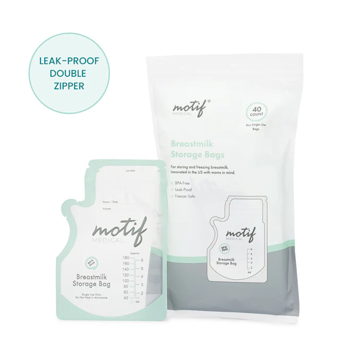 Motif Milk Storage Bags