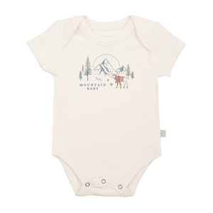 graphic bodysuit | mountain baby