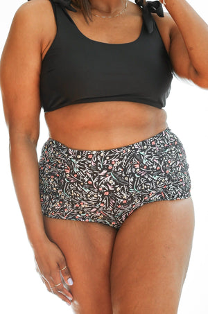 Moderate Coverage High Waist Bikini Bottoms | FINAL SALE