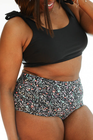 Moderate Coverage High Waist Bikini Bottoms | FINAL SALE