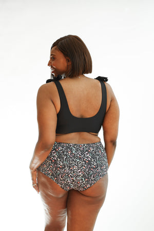 Moderate Coverage High Waist Bikini Bottoms | FINAL SALE