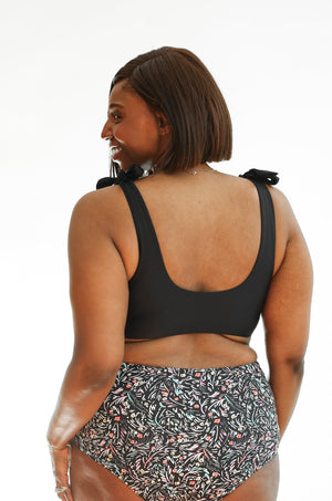 Tie Shoulder Breastfeeding Swimsuit Top | FINAL SALE