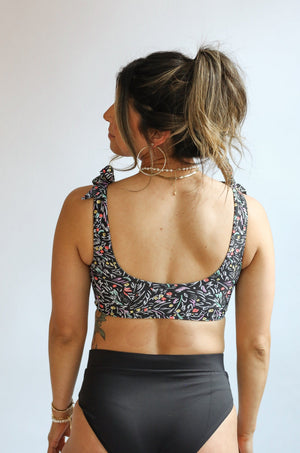 Tie Shoulder Breastfeeding Swimsuit Top | FINAL SALE