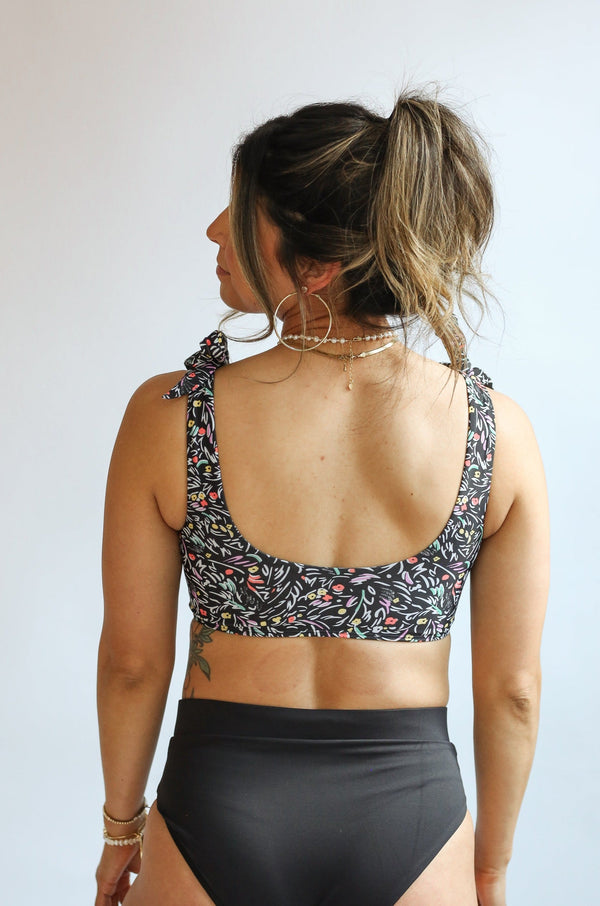 Tie Shoulder Breastfeeding Swimsuit Top | FINAL SALE