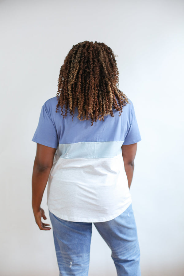 Classic Fit Invisible Zip Breastfeeding Tee