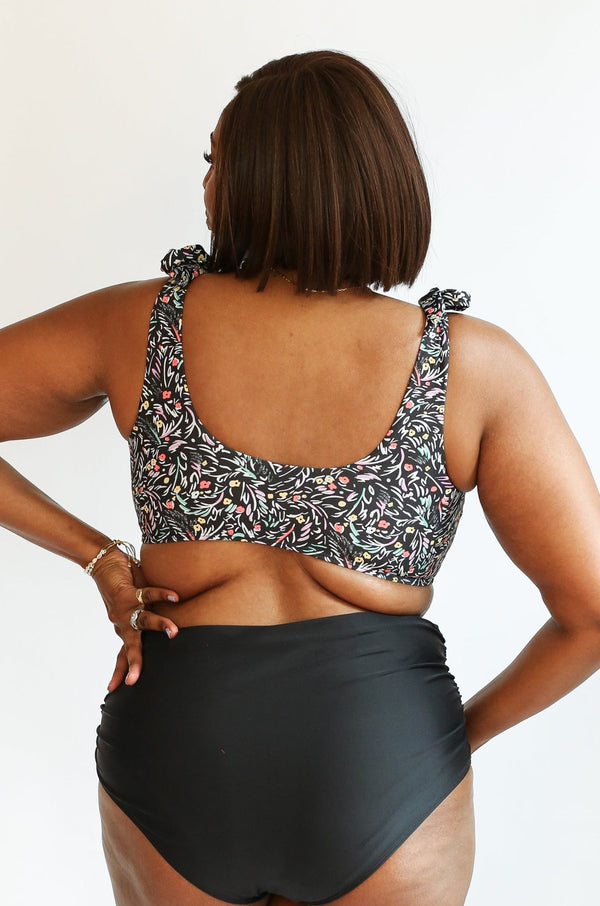Tie Shoulder Breastfeeding Swimsuit Top | FINAL SALE