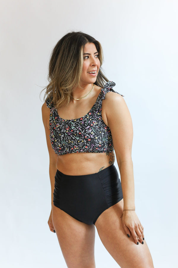 Tie Shoulder Breastfeeding Swimsuit Top | FINAL SALE