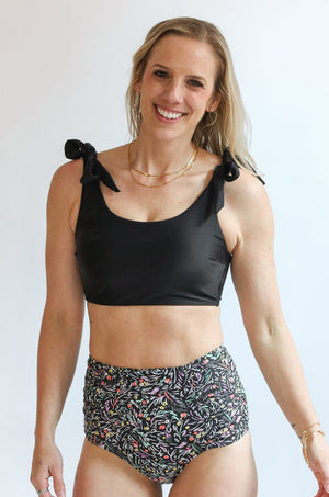 Tie Shoulder Breastfeeding Swimsuit Top | FINAL SALE