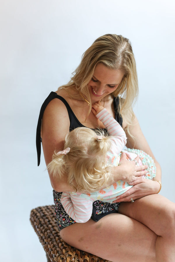 Tie Shoulder Breastfeeding Swimsuit Top | FINAL SALE
