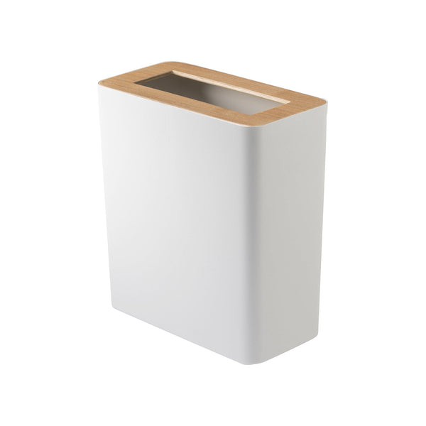 Trash Can - Rectangle - Steel + Wood