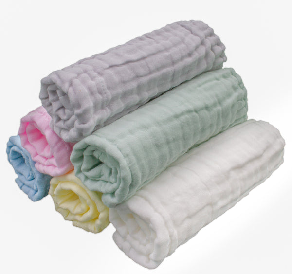 Muslin Washcloth - Washcloth 6 Pack