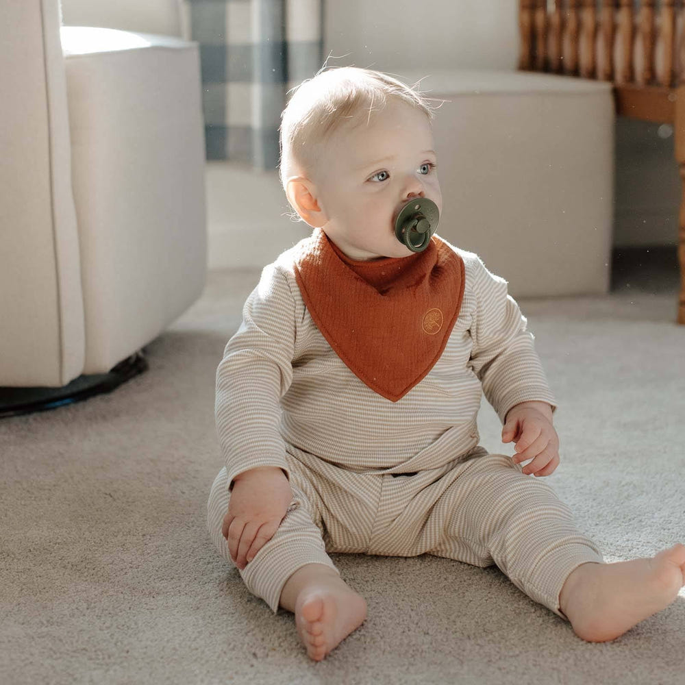 Pebble Muslin Bandana Bibs Set (4-Pack)