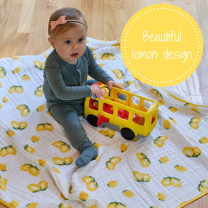 Cotton Muslin Lemon Quilt