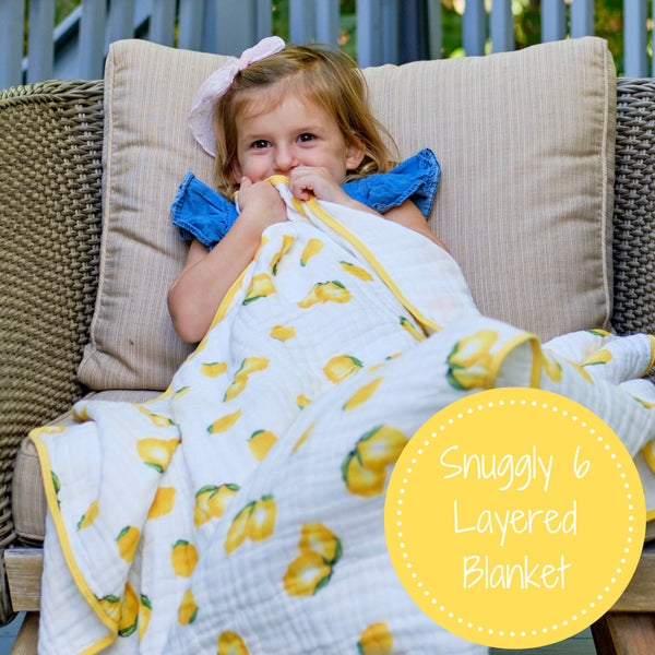 Cotton Muslin Lemon Quilt