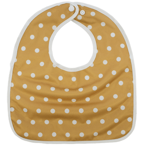 Mustard Polka Dots - The Flip Bib