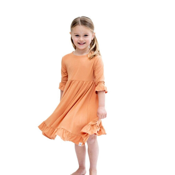 Southern Sweetheart Dress - Pumpkin Spice