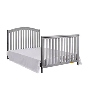 AFG Naomi 4-in-1 Baby Crib with Guardrail Gray
