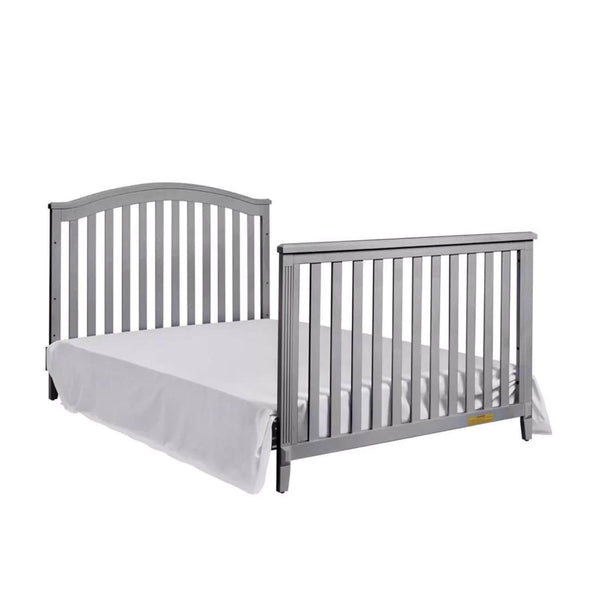AFG Naomi 4-in-1 Baby Crib with Guardrail Gray