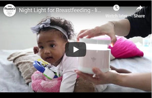Little Martin’s Night Light for Baby Breastfeeding (Blue/Pink) - MOOGCO Baby
