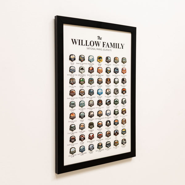Custom Travel Tracker Poster