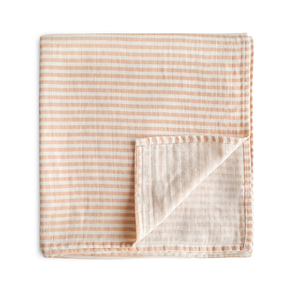 Organic Cotton Muslin Swaddle Blanket