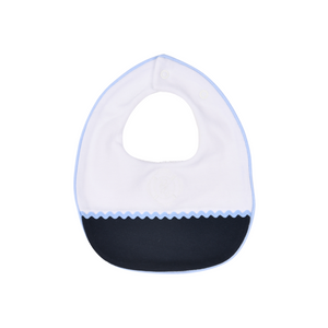 PETIT MARIN | Boys Navy Blue Cotton Bib