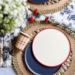 Navy Paper Party Plate (8pcs)
