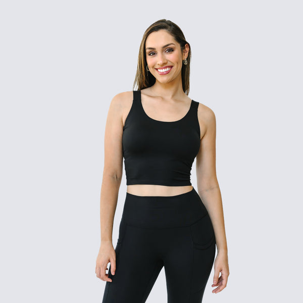 SoftLuxe Long Crop Top