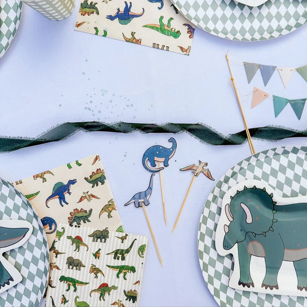 Dinosaur Beverage Napkins, 24 pack- Dino Party Decor