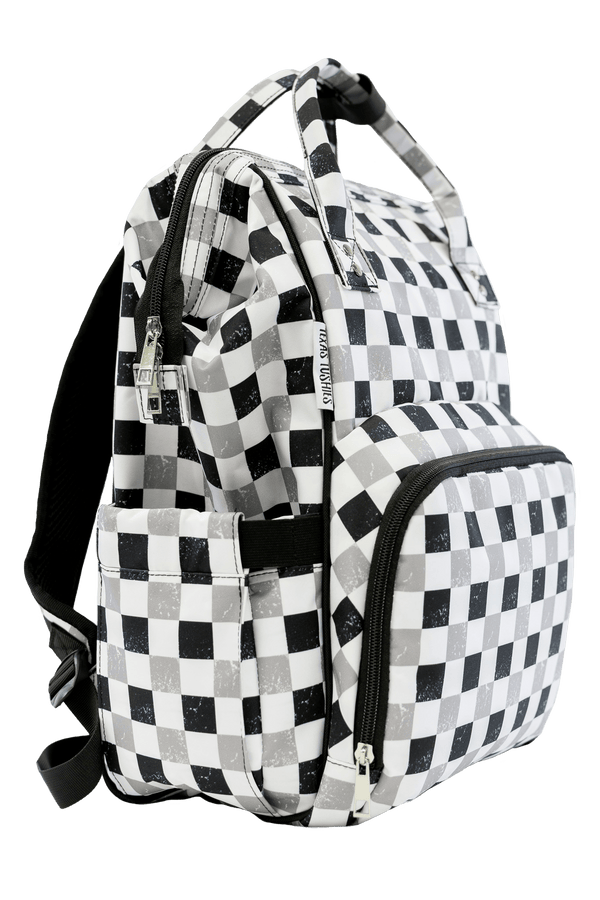 Neutral Check - Diaper Bag