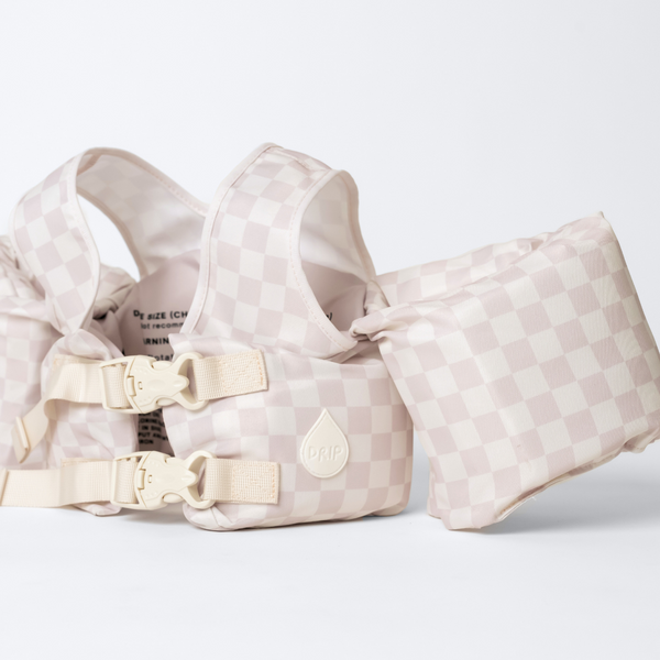 Neutral Checkered Kids Float