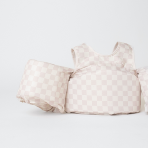 Neutral Checkered Kids Float