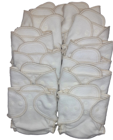 Newborn Cotton Diaper Bundle (Pack of 12)