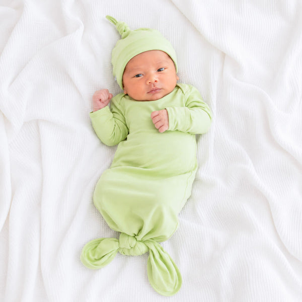 Knotted Gown Set - Hat