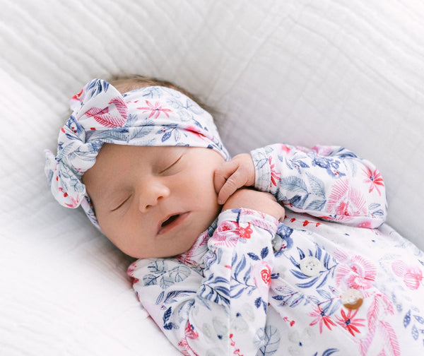 Newborn Outfit, Baby Outfit, Baby Girl Coming Home Outfit - Bloom