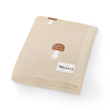 Luxury Knit Mushroom Swaddle Baby Blanket - MOOGCO Baby