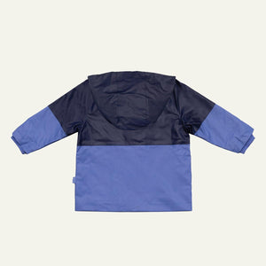 Colorblock Kid Raincoat - Peri Blue/ Navy