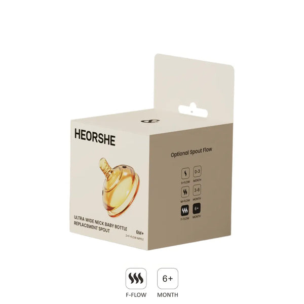 Baby Bottle Replecement Nipple (6M+) F-flow